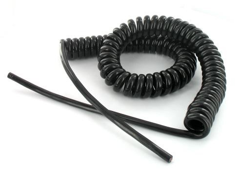 Cordon Spirale Nu - 5 Conducteurs - 5 Mètres - Câbles